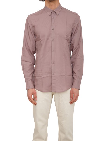 camicia napoli antony morato in misto lino rosa mmsl00799fa400094