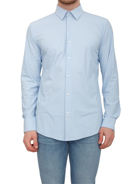 camicia p hank boss uomo in tessuto celeste p hank s k 26150555747