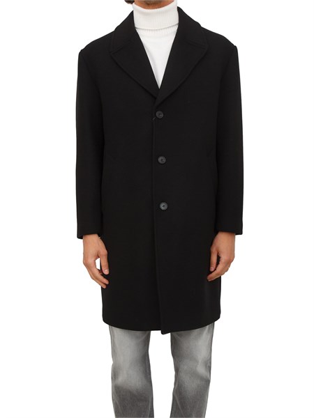 cappotto antony morato in misto lana nero mmco00961fa500081