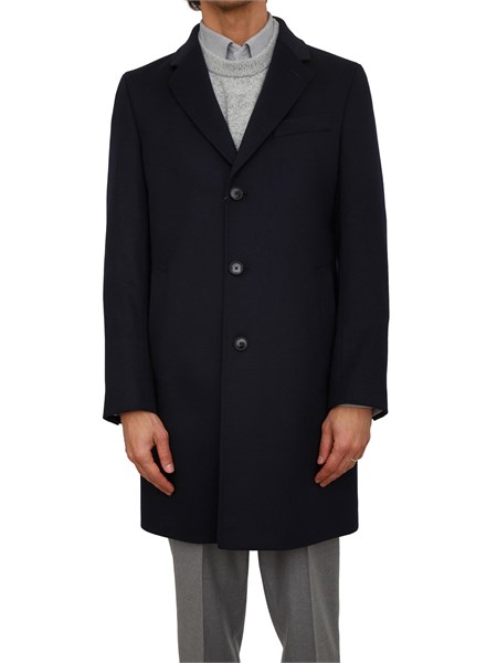 cappotto boss uomo in cashmere e lana blu h hyde 25450549187