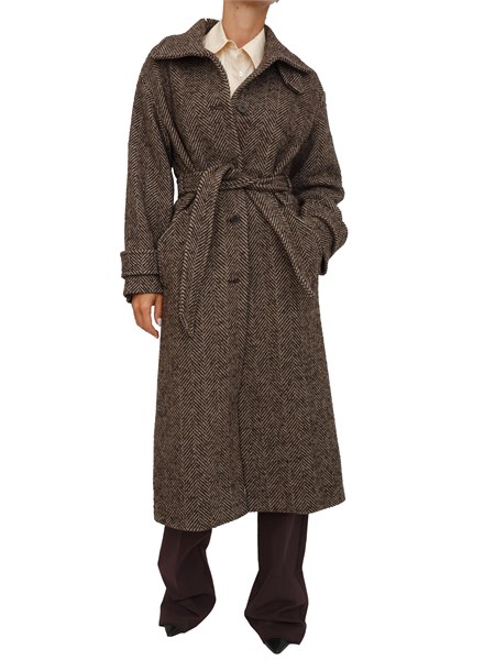cappotto donna marella marrone amalia1