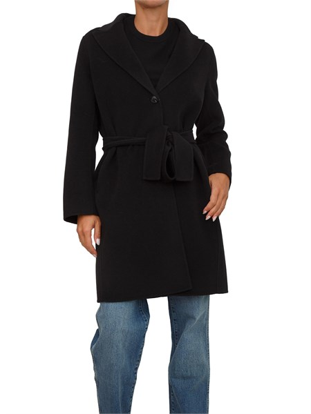 cappotto donna marella nero polka