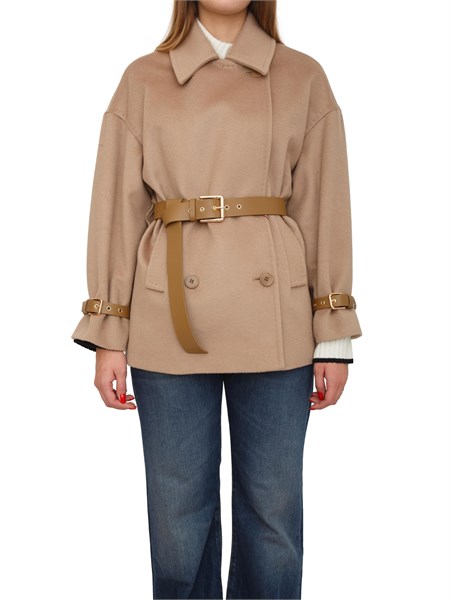 cappotto doppiopetto pausa di max mara in lana cammello pausa
