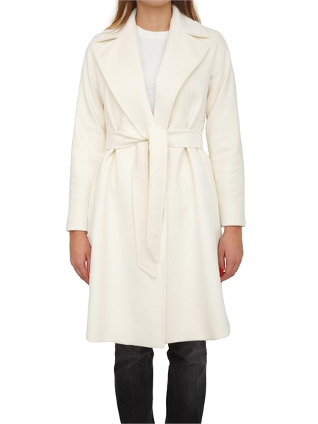 cappotto dravenna di max mara in pura lana bianca dravenna
