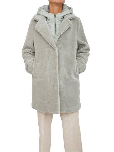 cappotto teddy kocca modello damasco acquamarina damascopca7304abun0000