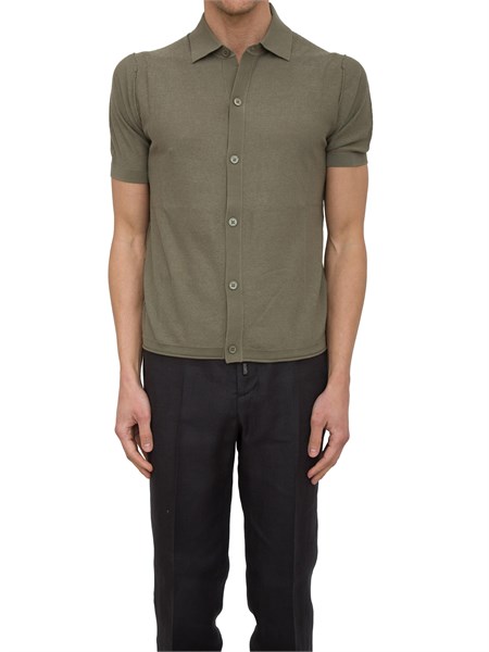 cardigan uomo paolo pecora verde a024f100