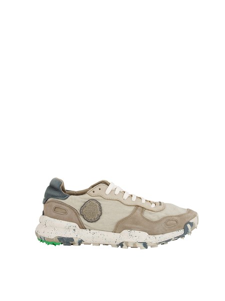 chacrona linen satorisan in lino grigio e pelle multicolor chacronalinen110107a052