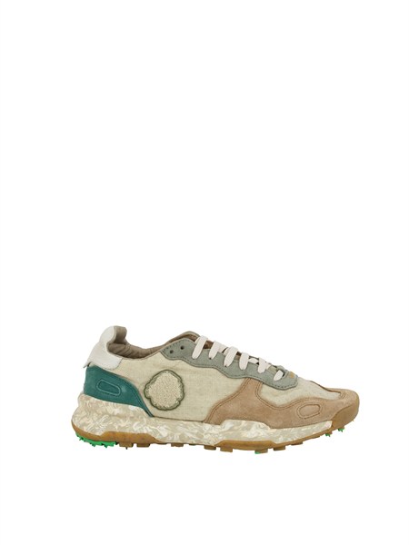 chacrona linen satorisan in lino verde e pelle multicolor chacronalinen110107a444