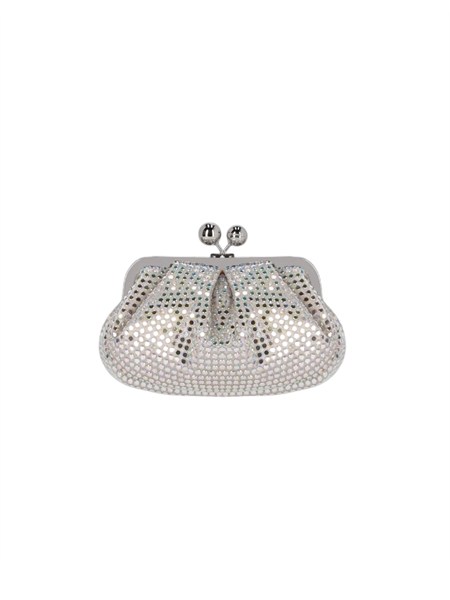 clutch pasticcino lama max mara weekend con strass wkalama