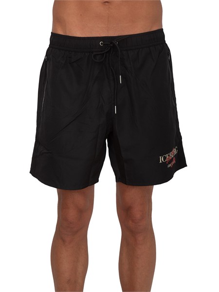 costume boxer nero iceberg beachwear uomo ice26mbm01