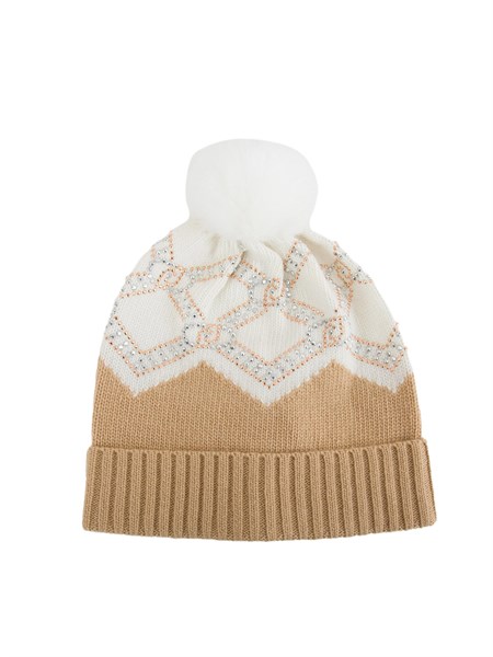 cuffia donna liu jo cammello tf4297ms55l