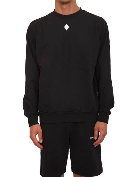 felpa nera county of milan in cotone s6cmmasw099