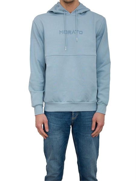 felpa uomo antony morato azzurro mmfl01060fa150178