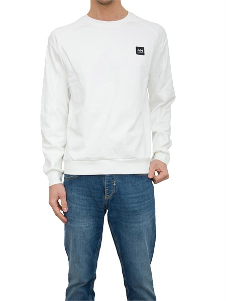 felpa uomo antony morato bianco mmfl01066fa150188