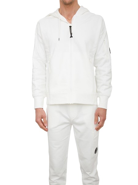 felpa uomo cp company bianco 18cmss025a005086w