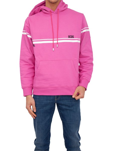 felpa uomo gcds rosa ss23m100158