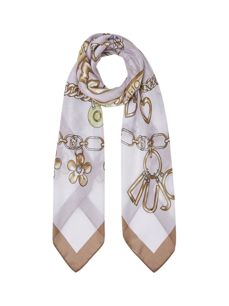 foulard grande beige liu jo donna 2a6054t2745