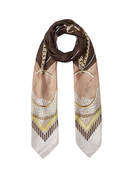 foulard grande liu jo donna beige 2a6055t2745