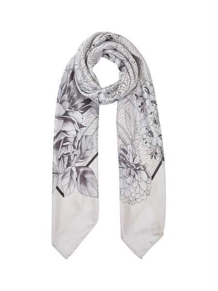 foulard grande liu jo donna bianco e nero 2a6043t2745