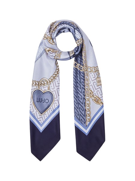 foulard grande liu jo donna blu 2a6048t2745