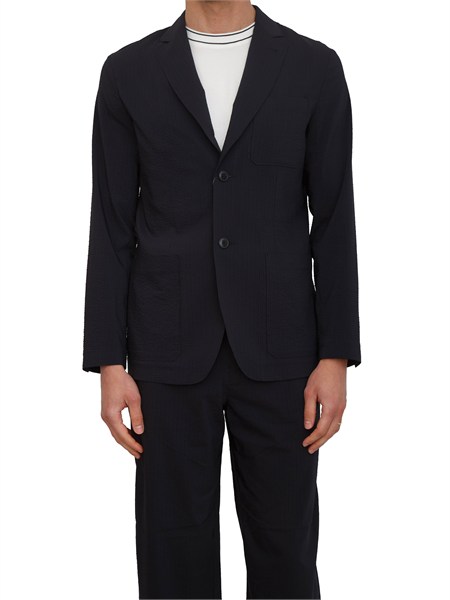 giacca armani exchange uomo in lyocell blu xm002082af22363