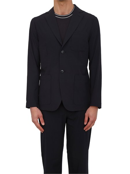 giacca armani exchange uomo in viscosa e lana blu xm002079af22403