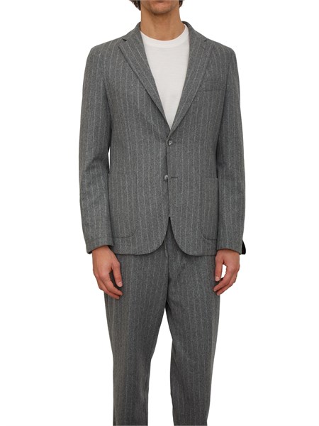 giacca boss uomo in lana gessata grigia p hanry j wg 25250551539
