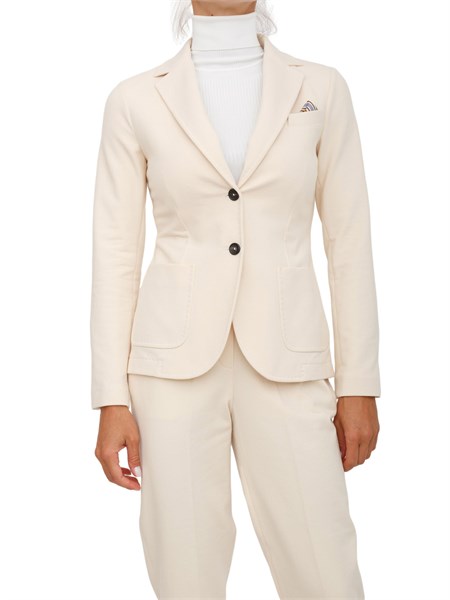 giacca monopetto donna circolo 1901 crema fd36002