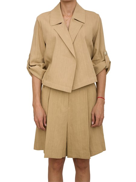 giacca monopetto donna marella beige malibu