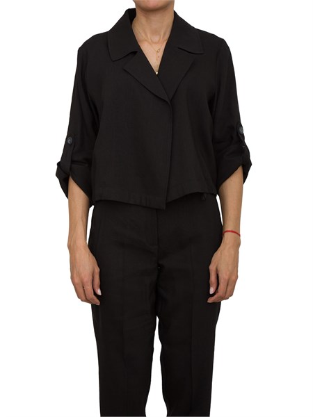 giacca monopetto donna marella nero malibu