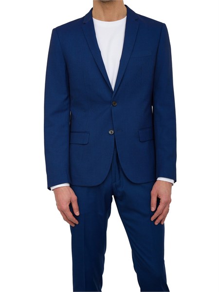giacca monopetto uomo antony morato blu mmjs00064fa650239
