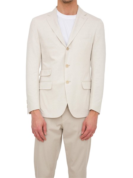 giacca monopetto uomo eleventy avorio i70giag02tes0i051