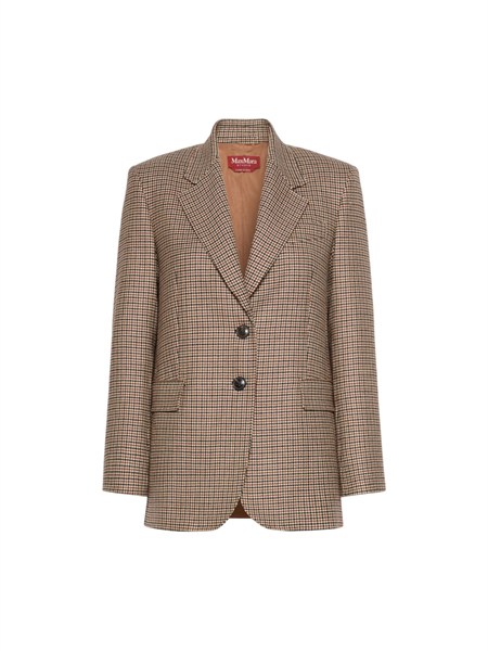giacca mstsalice max mara studio in batavia di pura lana pied de poule mstsalice
