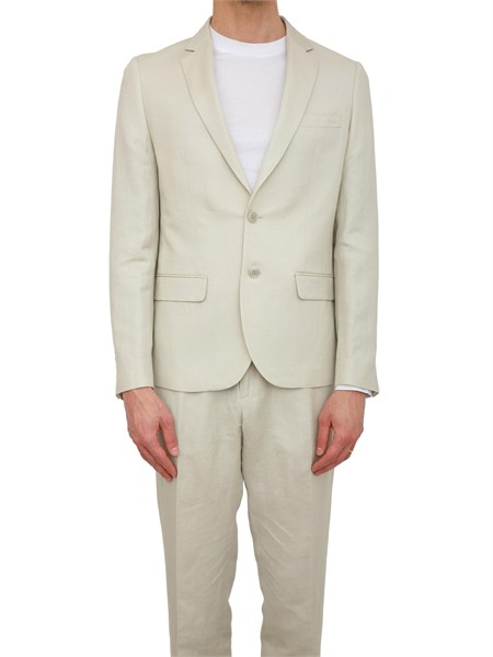giacca uomo luis antony morato in lino e viscosa panna mmjs00090fa900135