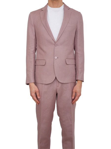 giacca uomo luis antony morato in lino e viscosa rosa mmjs00090fa900135