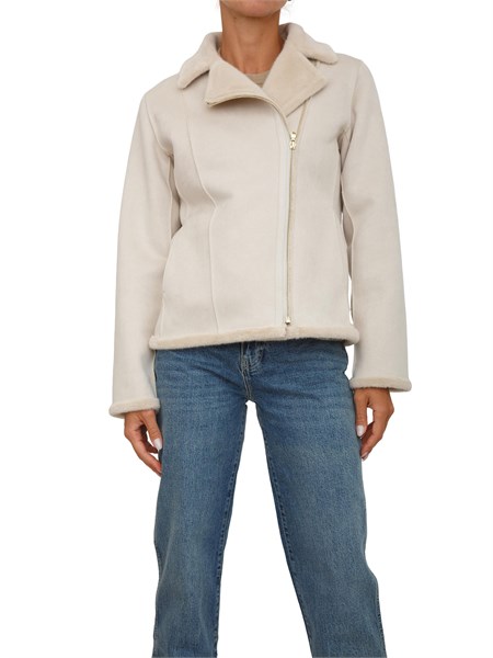 giaccone donna emme marella avorio ghiacci