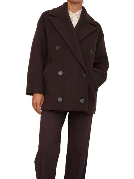 giaccone donna marella marrone oggeri