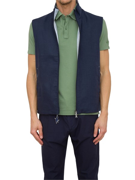 gilet uomo paulandshark blu 24411723