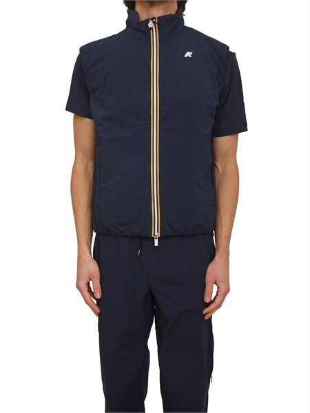 gilet uomo valen k way in primaloft e tessuto tecnico blu k2136bw