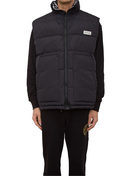 gilet uomo versace jeans couture nero 77gap421cqd53