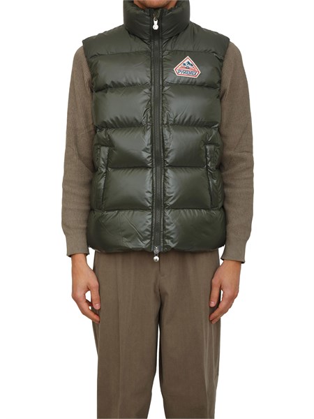 gilet verde john pyrenex unisex in piuma doca idrorepellente e antivento huy021