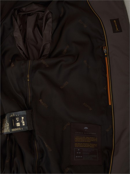 giubbino anorak albori moorer uomo in microfibra blu albori tj