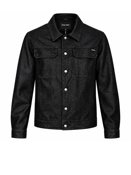 giubbino antony morato similpelle nero mmco00985fa210105