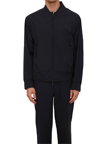 giubbino armani exchange uomo in tessuto blu xm002813af22544