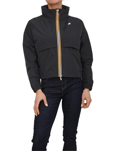 giubbino aubette k way donna in tessuto nero k8132pw