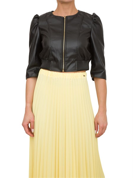 giubbino donna fracomina nero fr24sj1001e49001