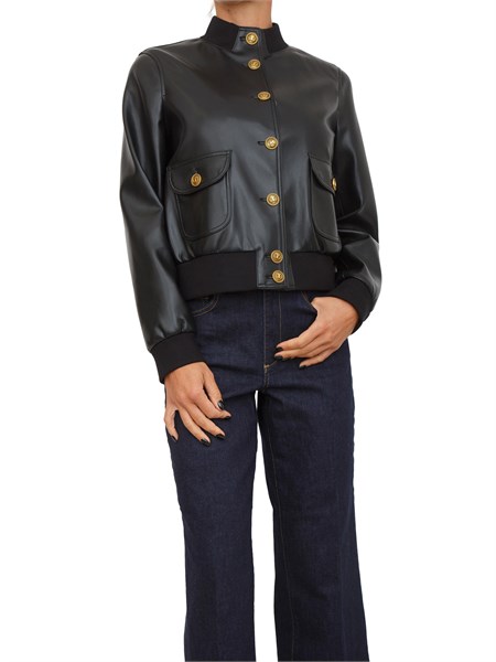 giubbino donna twin set nero 252tp2232