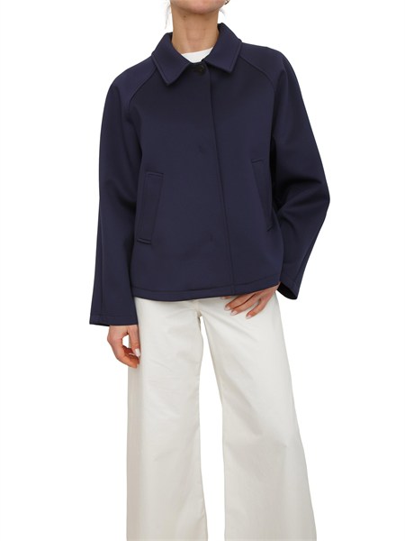 giubbino emmfontana di emme marella in morbido tessuto blu emmfontana