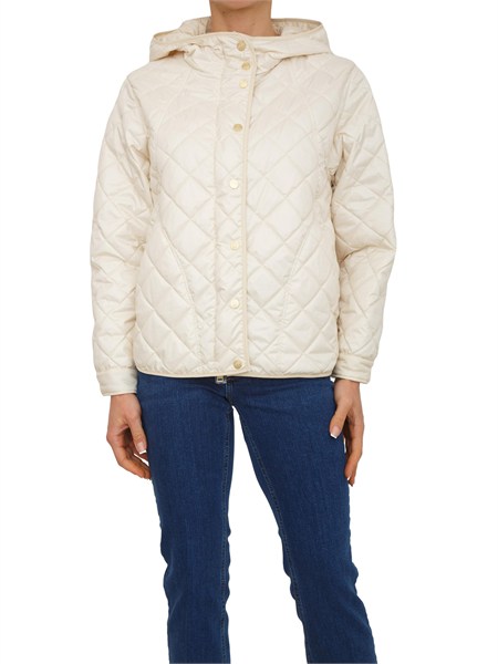 giubbino imbottito racconto marella in tessuto tecnico avorio mlsracconto