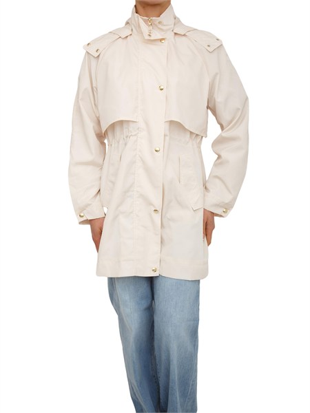 giubbino liu jo donna in tessuto crema ta6303t326a
